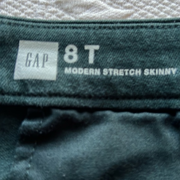 Gap dark green modern stretch skinny  pants. Size 8tall in EUC - Picture 7 of 8